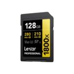 Lexar 128GB Professional 1800x UHS-II SDXC Gold Memory Card - Image 2