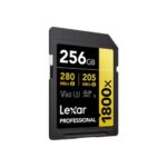 Lexar 256GB Professional GOLD 1800x UHS-II SDXC Memory Card - Image 2