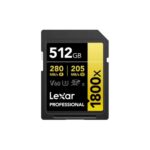 Lexar 512GB Professional 1800x UHS-II SDXC Memory Card - Image 2