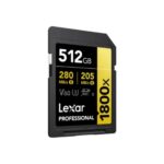 Lexar 512GB Professional 1800x UHS-II SDXC Memory Card