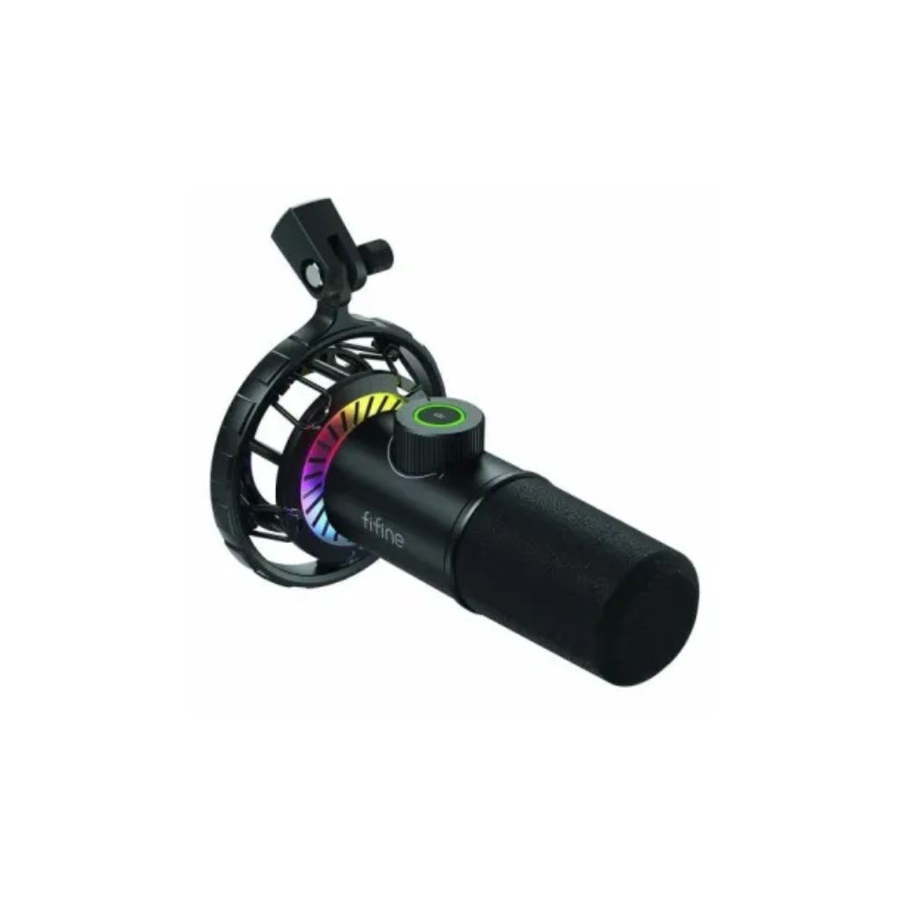 FIFINE K658 FIFINE K658 RGB USB Dynamic Cardioid Gaming Microphone - Image 1