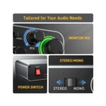 Maono PS22 Audio Interface for Recording, Music Production, Guitar - Image 3